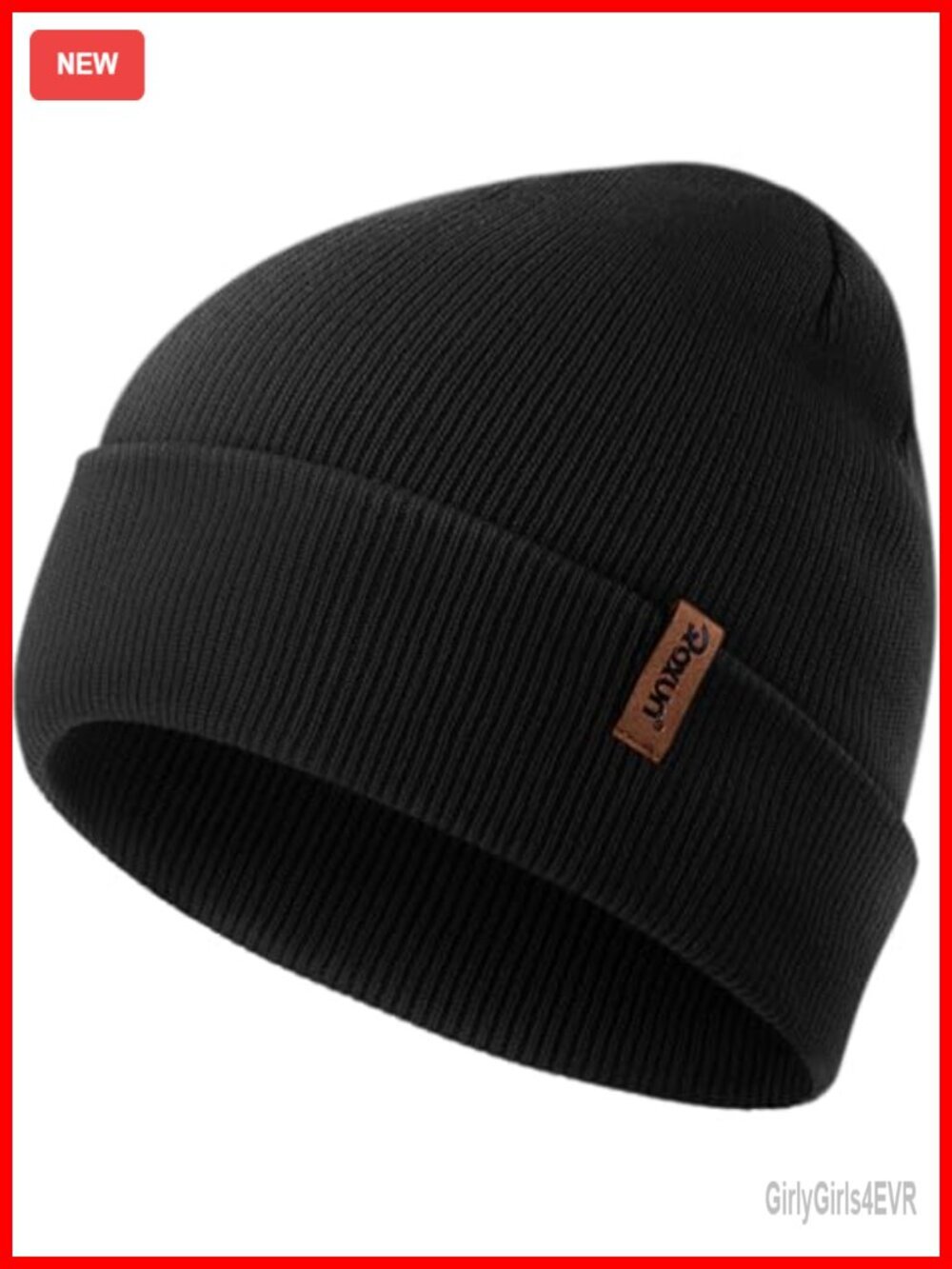Unisex Winter Knit Cuffed Beanie Soft Stretch Thermal Ear Coverage